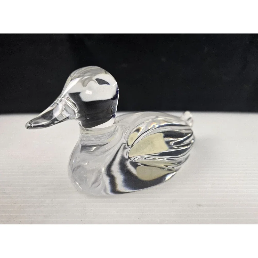 Vintage Princess House Lead Crystal Duck Figurine Paperweight W. Germany 24% - Picture 8 of 12